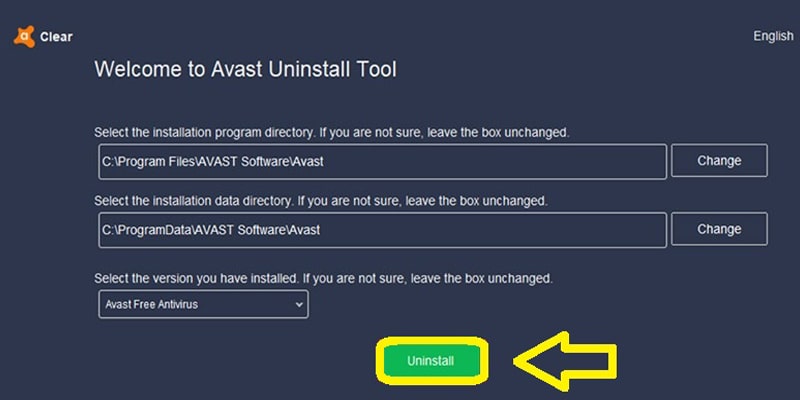 avast won't open