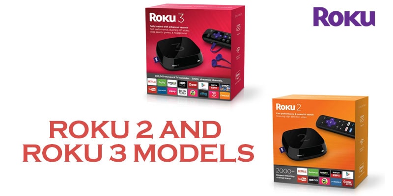 roku 2 and roku 3-