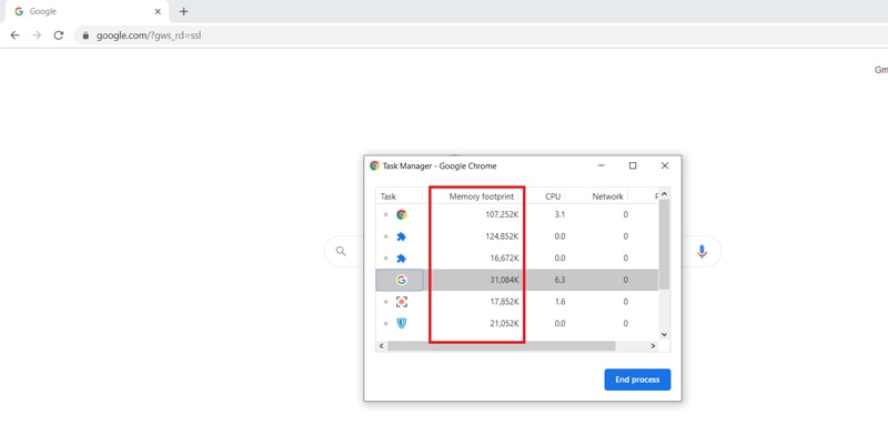 how to open chrome task manager