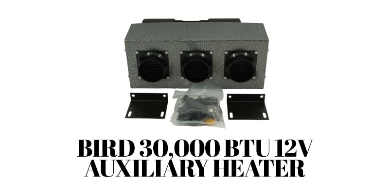 Bird 30,000 BTU 12V Auxiliary Heater-battery operated heater
