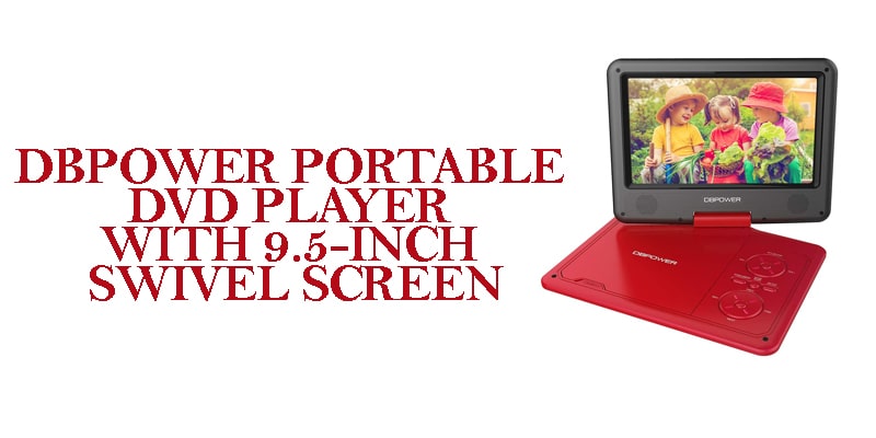 DBPOWER Portable9.5-dvd player with screen