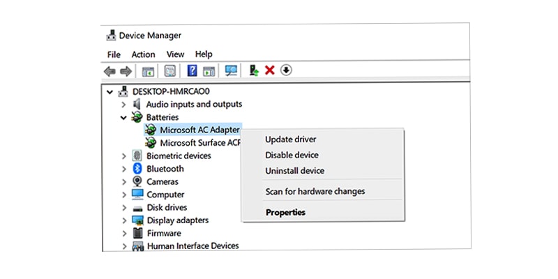 update drivers-memory management error